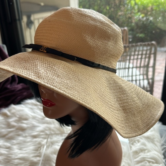 Lauren Ralph Lauren Floppy Straw Sun Hat - Picture 3 of 4